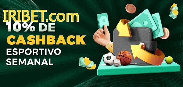 10% de bônus de cashback na IRIBET.com