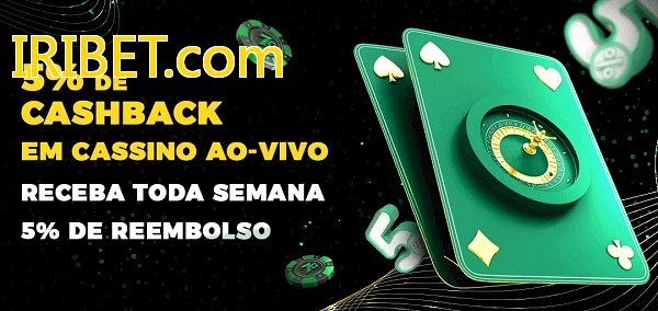 Promoções do cassino ao Vivo IRIBET.com